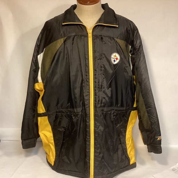 Pro Players Vintage Pittsburgh Steelers mens coat jacket size XL - Picture 1 of 13